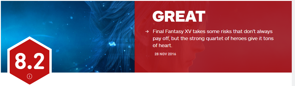 Первые оценки Final Fantasy XV - Изображение 3 Первые оценки Final Fantasy XV - Изображение 3