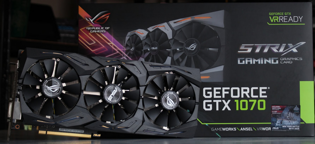 Asus Strix GTX 1070 O8G: Создана для 2К разрешения - Изображение 1 Asus Strix GTX 1070 O8G: Создана для 2К разрешения - Изображение 1
