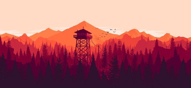 Firewatch- красочный лес, грустной зимой. - Изображение 1 Firewatch- красочный лес, грустной зимой. - Изображение 1