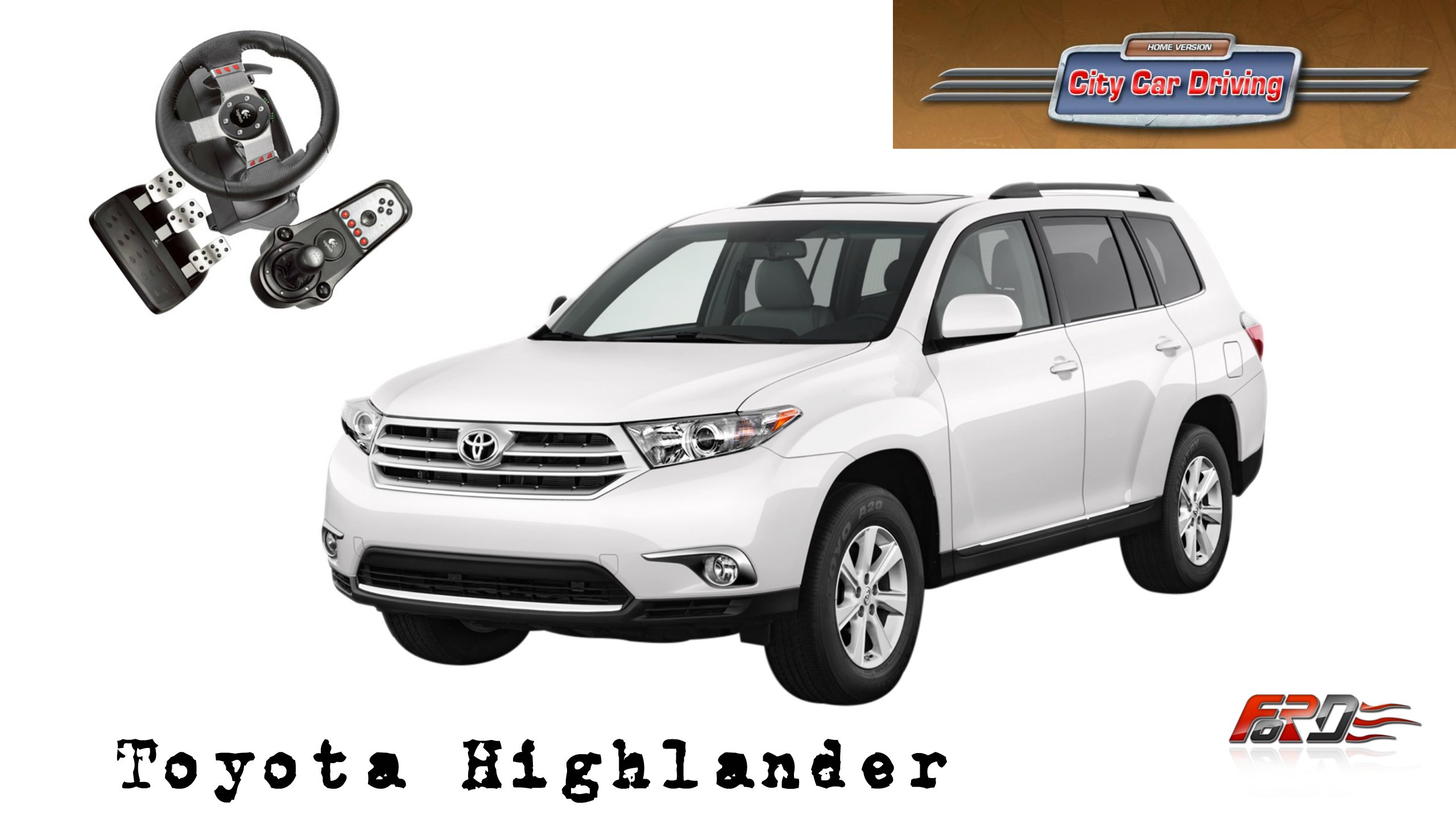 Toyota Highlander - тест-драйв, обзор, off-road внедорожника кроссовера в City Car Driving - Изображение 1 Toyota Highlander - тест-драйв, обзор, off-road внедорожника кроссовера в City Car Driving - Изображение 1
