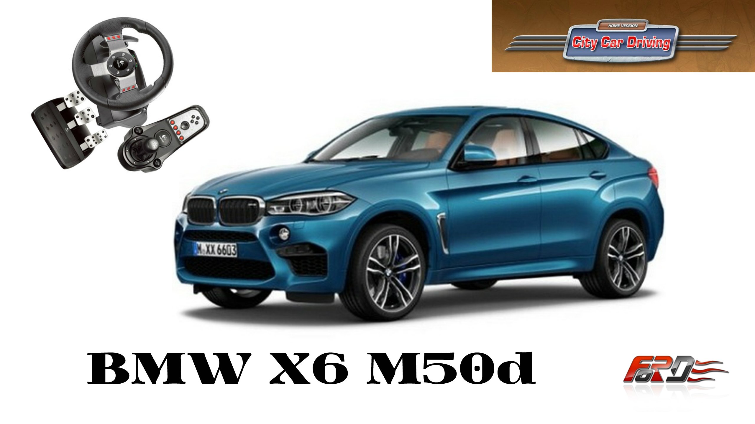 BMW X6M 50d тест-драйв, обзор спортивного дизельного кроссовера в City Car Driving . - Изображение 1 BMW X6M 50d тест-драйв, обзор спортивного дизельного кроссовера в City Car Driving . - Изображение 1