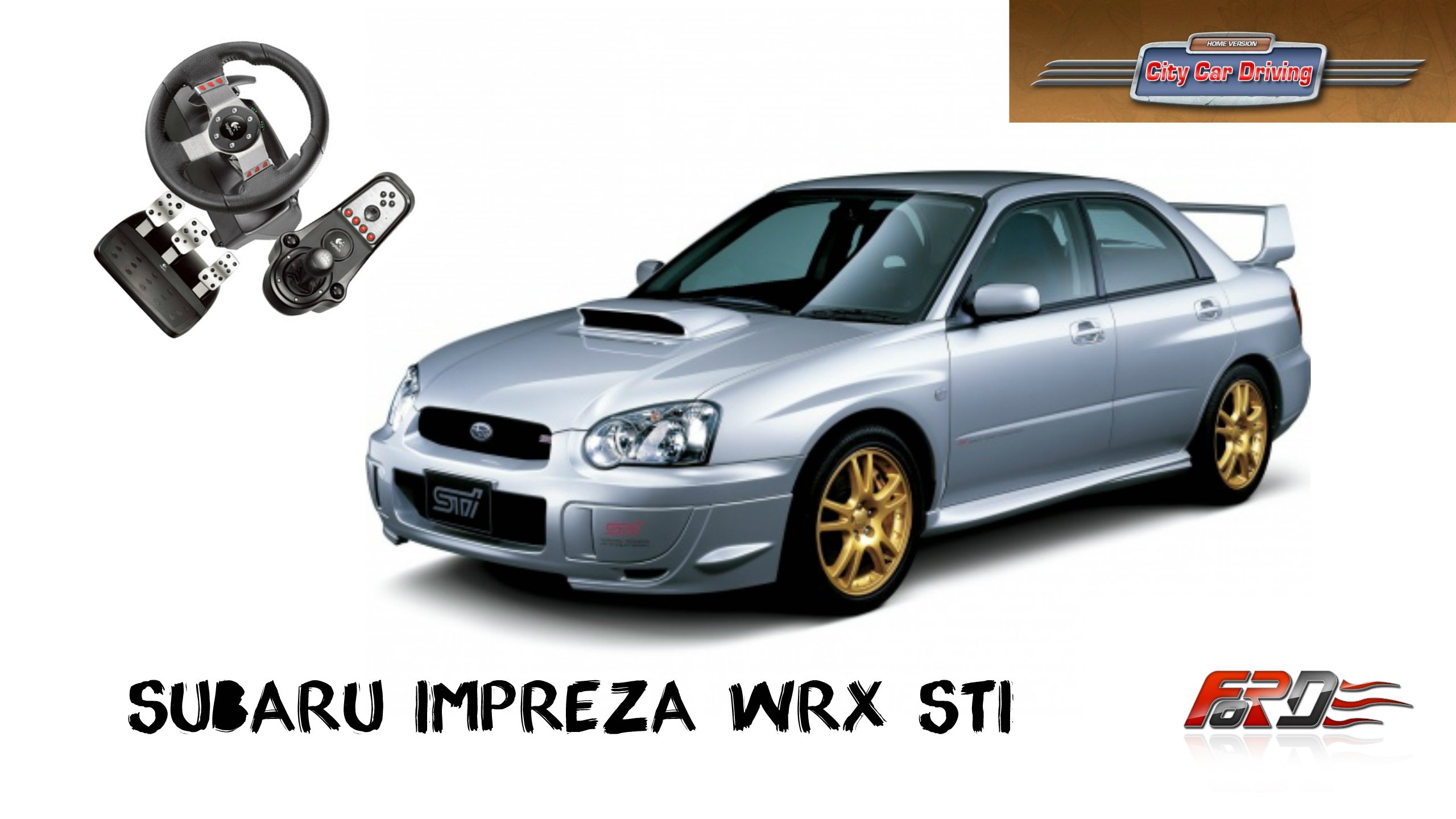Subaru Impreza WRX STI тест-драйв, обзор, разгон, динамика в City Car Driving - Изображение 1 Subaru Impreza WRX STI тест-драйв, обзор, разгон, динамика в City Car Driving - Изображение 1