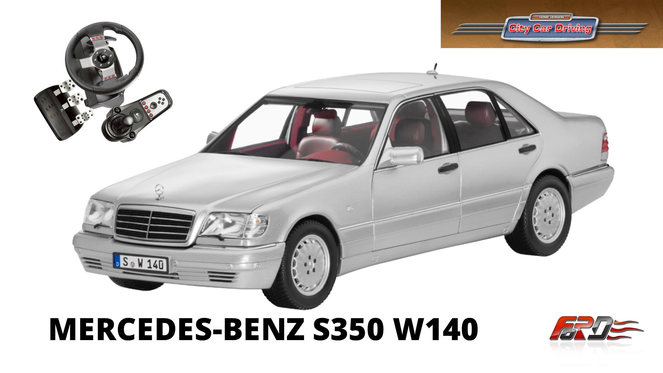 Mercedes-Benz S350 W140 тест-драйв, обзор легендарные автомобили девяностых City Car Driving - Изображение 1 Mercedes-Benz S350 W140 тест-драйв, обзор легендарные автомобили девяностых City Car Driving - Изображение 1