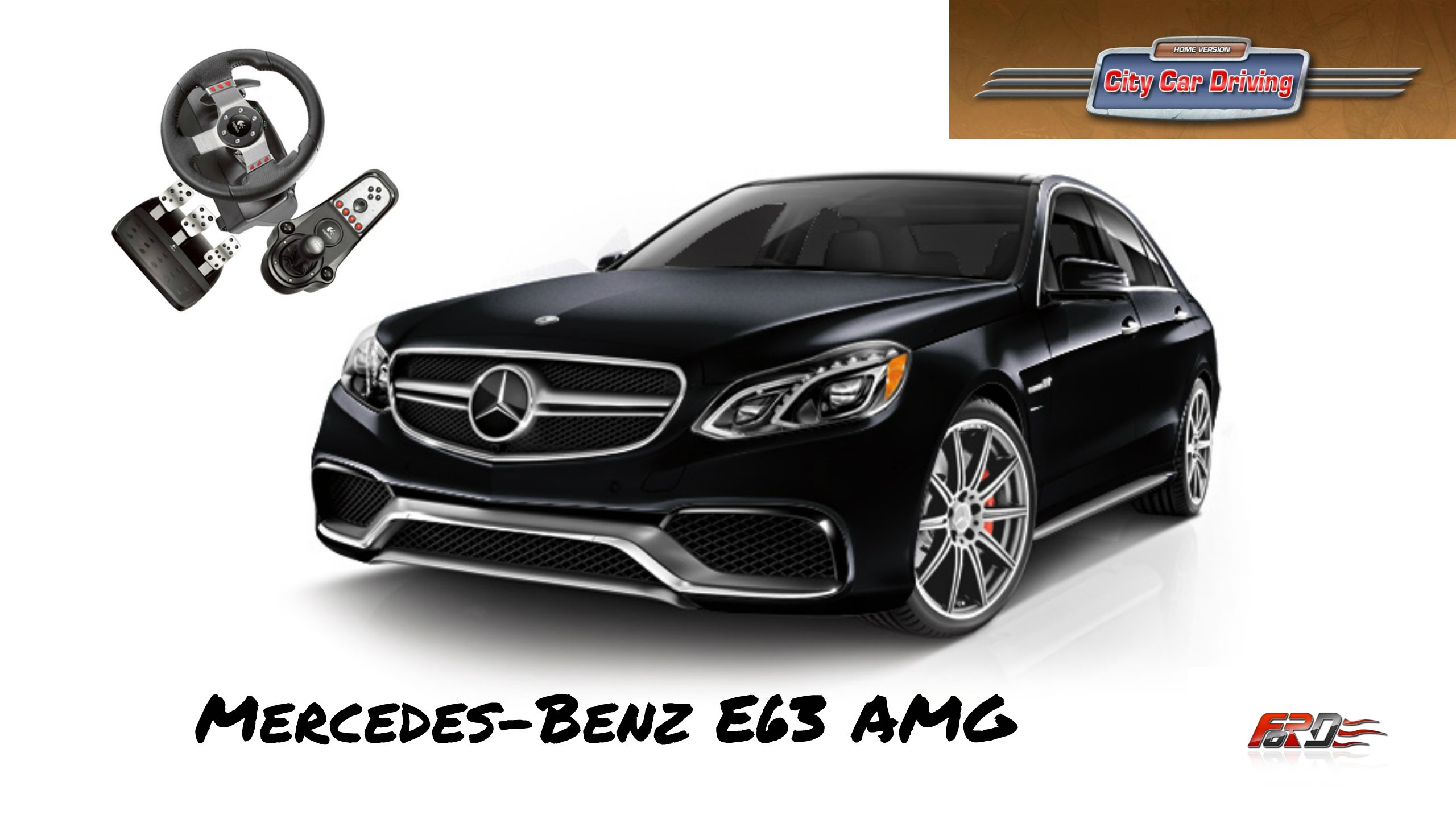 Mercedes-Benz E 63 AMG W212 - тест-драйв, обзор, полицейский с Рублевки в City Car Driving - Изображение 1 Mercedes-Benz E 63 AMG W212 - тест-драйв, обзор, полицейский с Рублевки в City Car Driving - Изображение 1