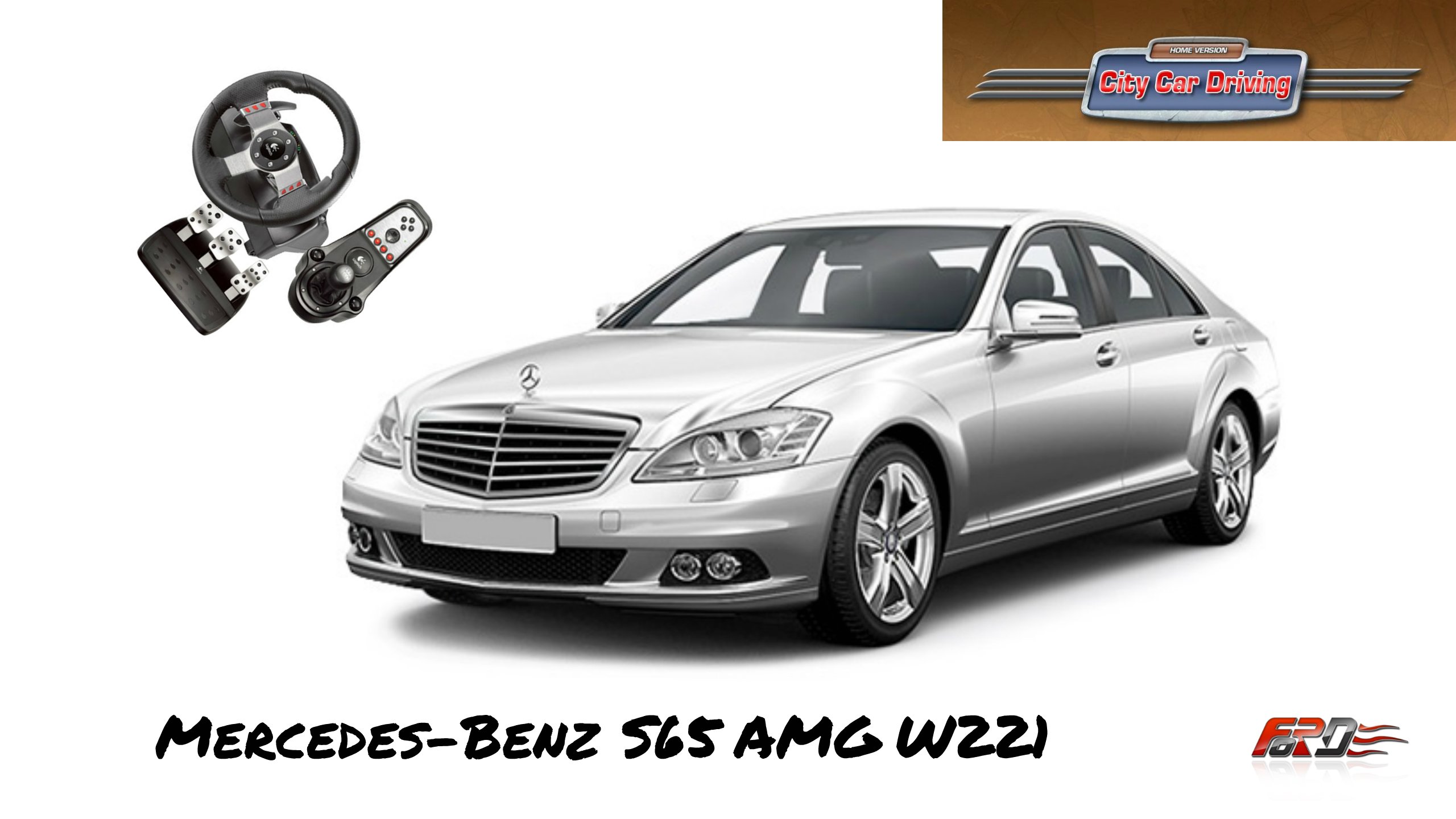 Mercedes-Benz S65 AMG W221 - тест-драйв представительского спортивного седана в City Car Driving - Изображение 1 Mercedes-Benz S65 AMG W221 - тест-драйв представительского спортивного седана в City Car Driving - Изображение 1