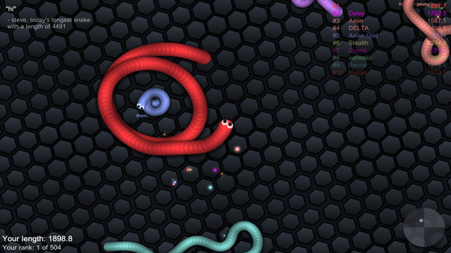 Эпический обзор Slither.io - Изображение 2 Эпический обзор Slither.io - Изображение 2