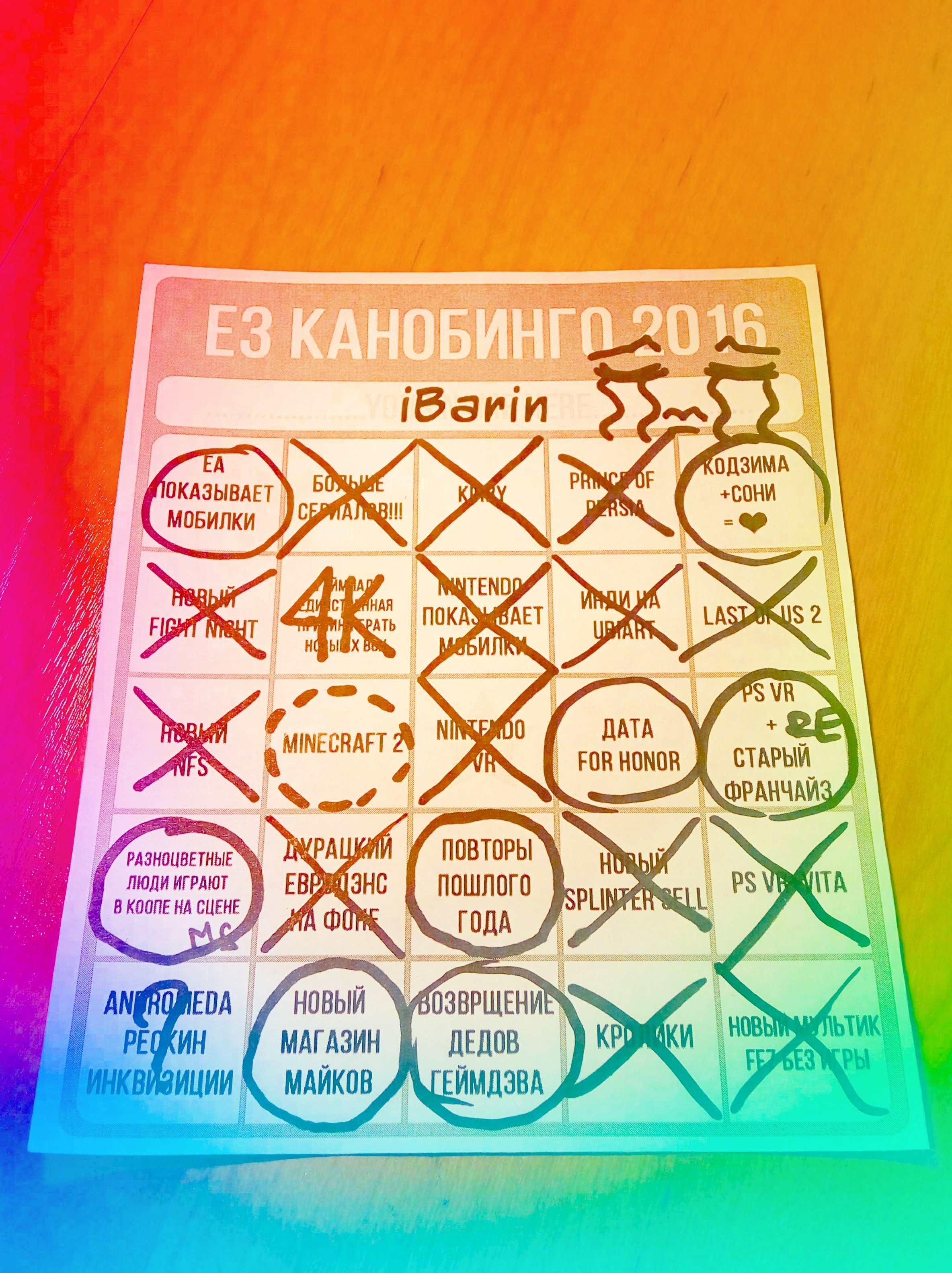 Интерактив BINGO! E3 2016. - Изображение 9 Интерактив BINGO! E3 2016. - Изображение 9