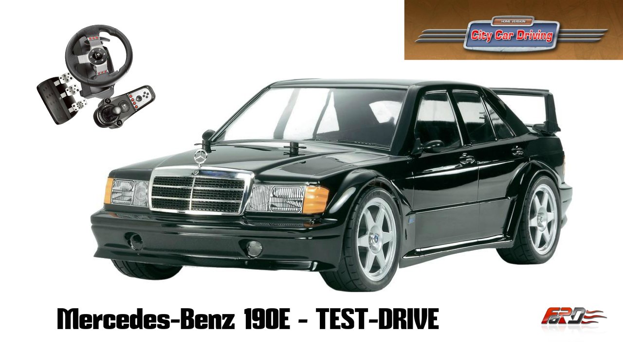 Mercedes-Benz 190E (W201) - тест-драйв, обзор, разгон, динамика City Car Driving 1.5.1 - Изображение 1 Mercedes-Benz 190E (W201) - тест-драйв, обзор, разгон, динамика City Car Driving 1.5.1 - Изображение 1