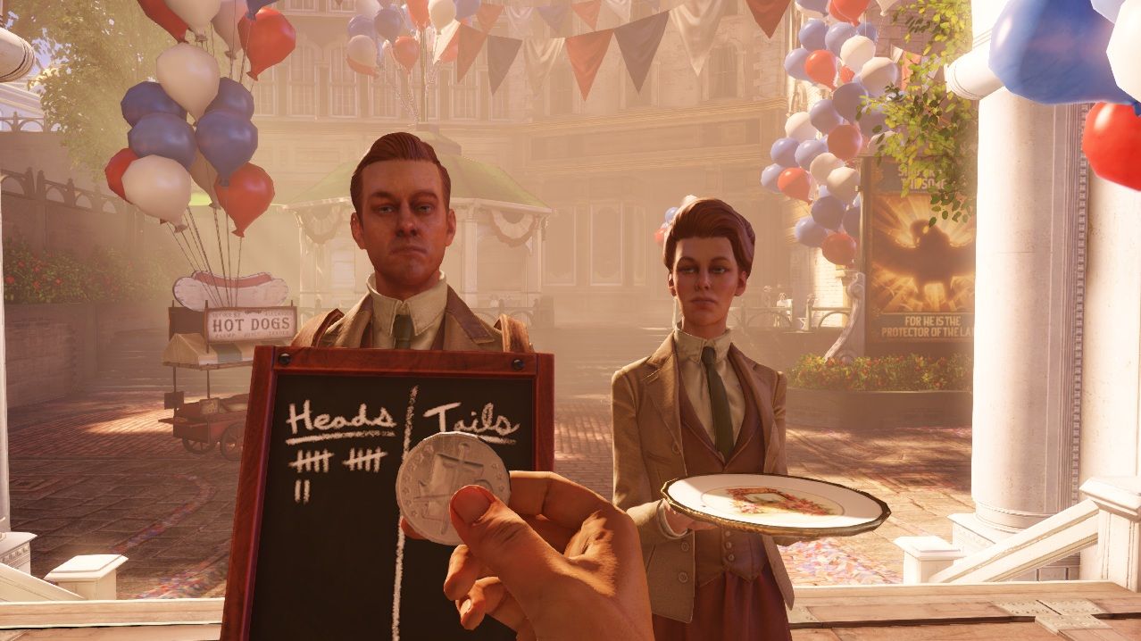 Вчера на "Канобу.ру" была трансляция, посвященная "Bioshock Infinite". По ходу игры Виктор Зуев раскрывал нам филосо ... - Изображение 1 Вчера на "Канобу.ру" была трансляция, посвященная "Bioshock Infinite". По ходу игры Виктор Зуев раскрывал нам филосо ... - Изображение 1