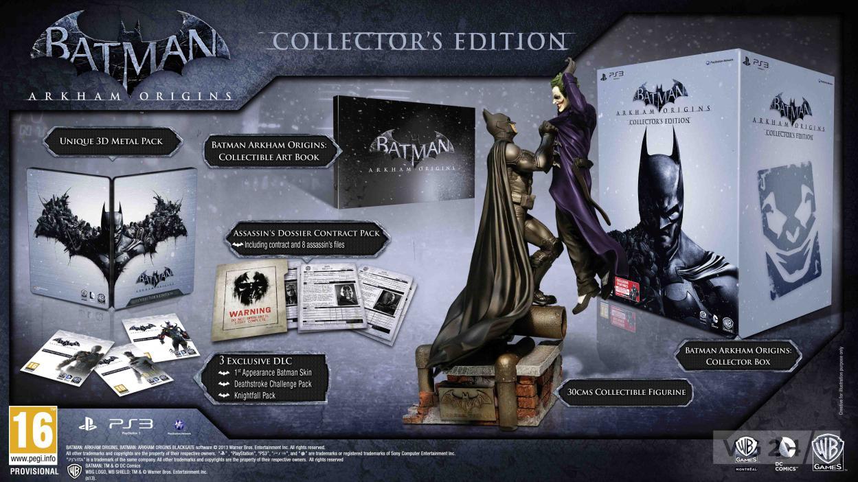 Коллекционное издание Batman: Arkham Origins для Европы анонсировано:
Коллекционное издание будет доступно только .... - Изображение 1 Коллекционное издание Batman: Arkham Origins для Европы анонсировано:
Коллекционное издание будет доступно только .... - Изображение 1