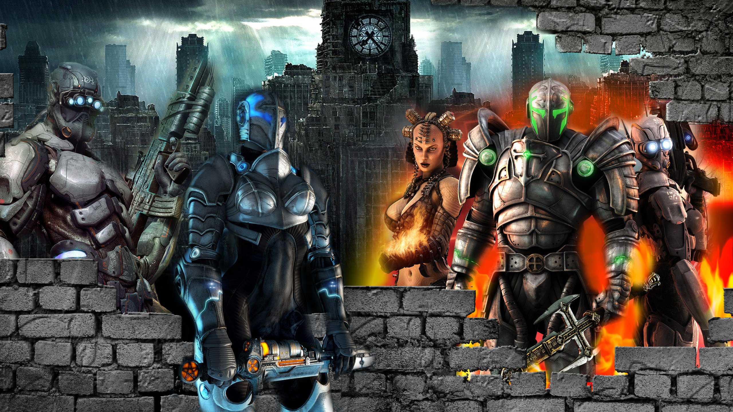 Продолжаю тему делать было нечего ... (Коллаж) wallpapers на тему HellGate с разрешением 2560x1440. Жду трезвой кри ... - Изображение 1 Продолжаю тему делать было нечего ... (Коллаж) wallpapers на тему HellGate с разрешением 2560x1440. Жду трезвой кри ... - Изображение 1