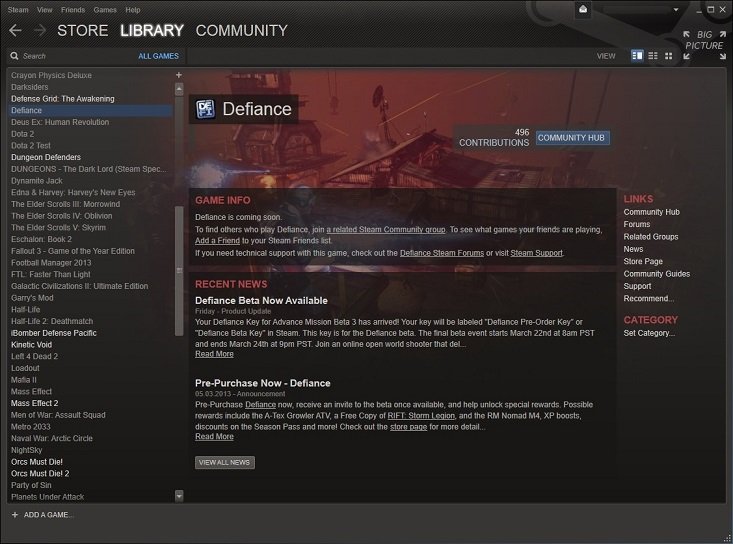 Исправлять Defiance Steam предварительный заказ - CD ключ отсутствует
Многие другие пережил эту проблему, без Steam .... - Изображение 1 Исправлять Defiance Steam предварительный заказ - CD ключ отсутствует
Многие другие пережил эту проблему, без Steam .... - Изображение 1