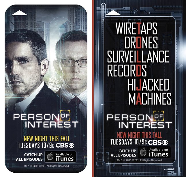 Вот что написано на специальной карточке Person of Interest для ComicCon.Прослушка, Дроны, Наблюдение, Запись, Взл ... - Изображение 1 Вот что написано на специальной карточке Person of Interest для ComicCon.Прослушка, Дроны, Наблюдение, Запись, Взл ... - Изображение 1
