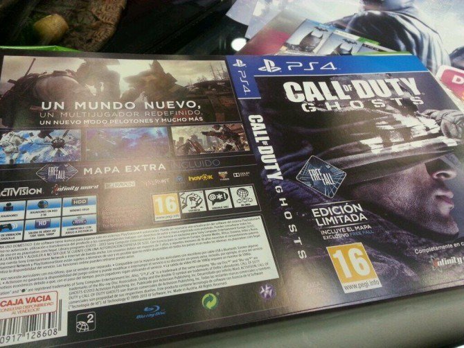 Совсем недавно появилась фотография бокс-арта Call of Duty: Ghosts для PS4, на котором представлена функция оффлайн ... - Изображение 1 Совсем недавно появилась фотография бокс-арта Call of Duty: Ghosts для PS4, на котором представлена функция оффлайн ... - Изображение 1