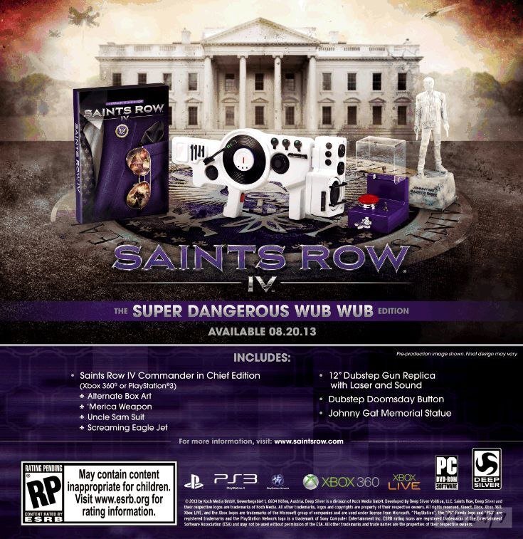 Deep Silver анонсировала американское коллекционное издание Saints Row IV - Издание "Супер Опасный Вуп-Вуп":
- Игру ... - Изображение 1 Deep Silver анонсировала американское коллекционное издание Saints Row IV - Издание "Супер Опасный Вуп-Вуп":
- Игру ... - Изображение 1