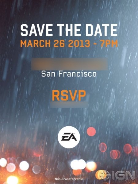 Портал IGN получил приглашение от Electronic Arts на мероприятие в рамках выставки Games Developer`s Conference. Виз ... - Изображение 1 Портал IGN получил приглашение от Electronic Arts на мероприятие в рамках выставки Games Developer`s Conference. Виз ... - Изображение 1