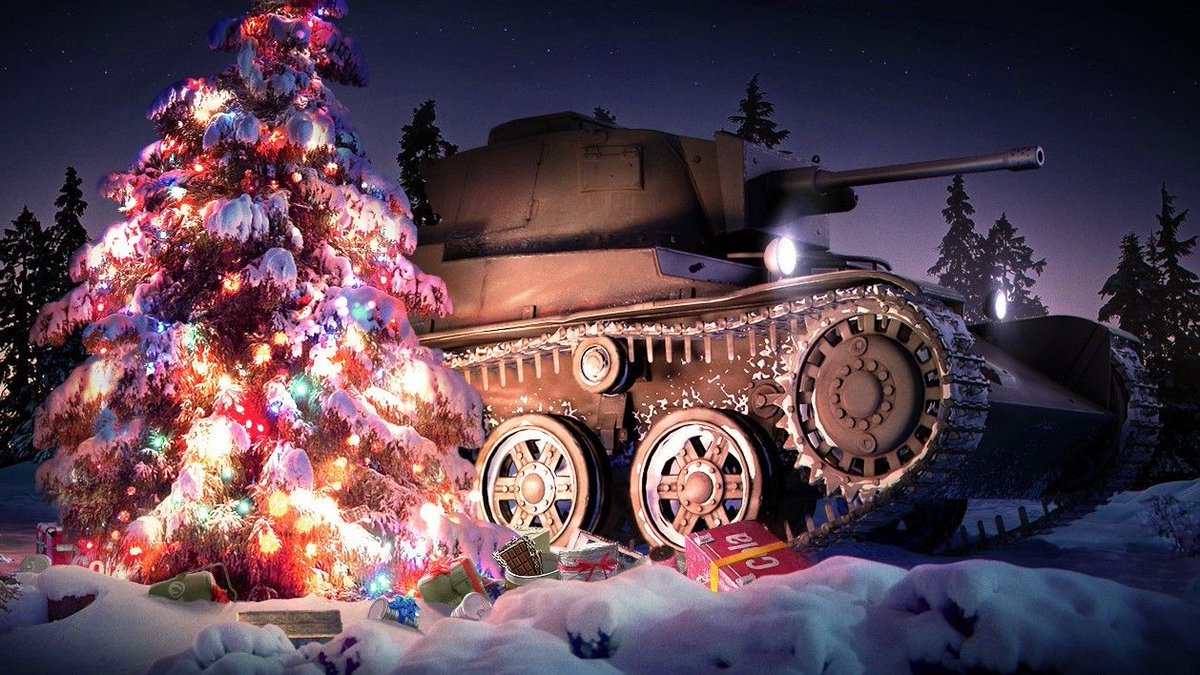 Новогодние танки World of Tanks Blitz