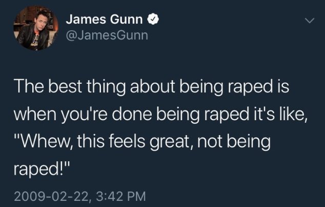 Режиссер «Стражей Галактики» Джеймс Ганн уволен за «педофильские» твиты [обновлено] - фото 7