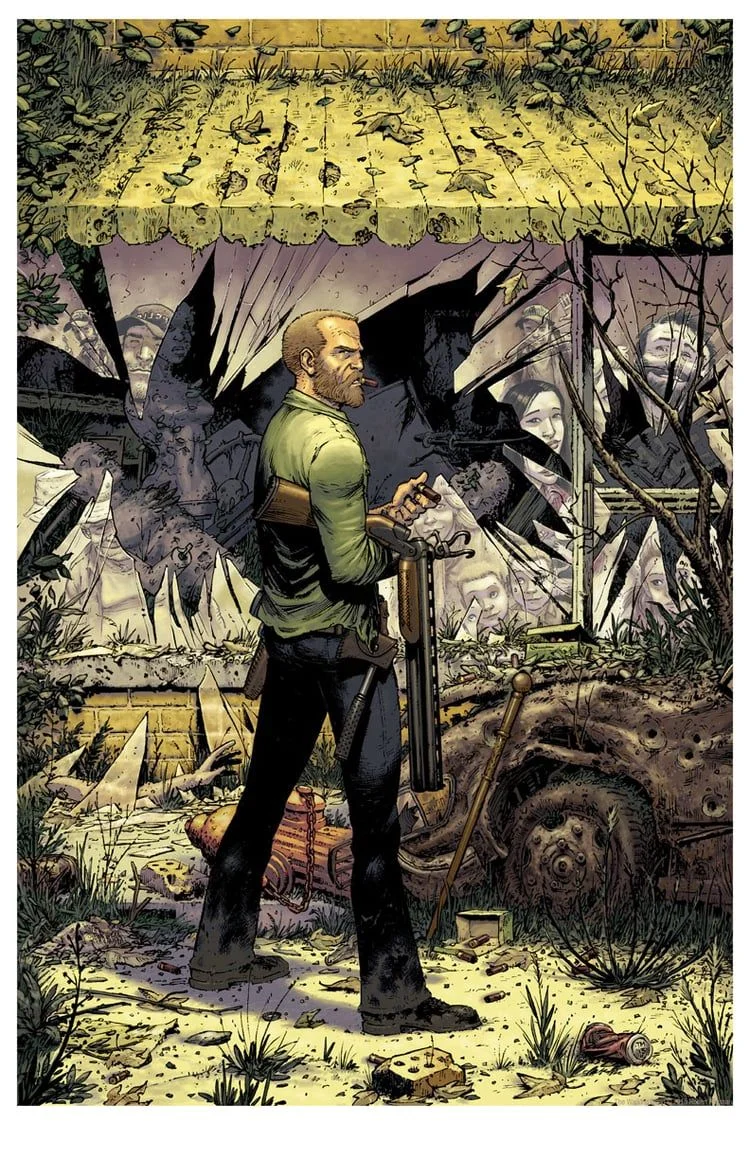 Альтернативная обложка The Walking Dead #150 от Тони Мура