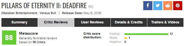 «Превосходит оригинал почти во всем»: критикам пришлась по душе Pillars of Eternity II: Deadfire - фото 2