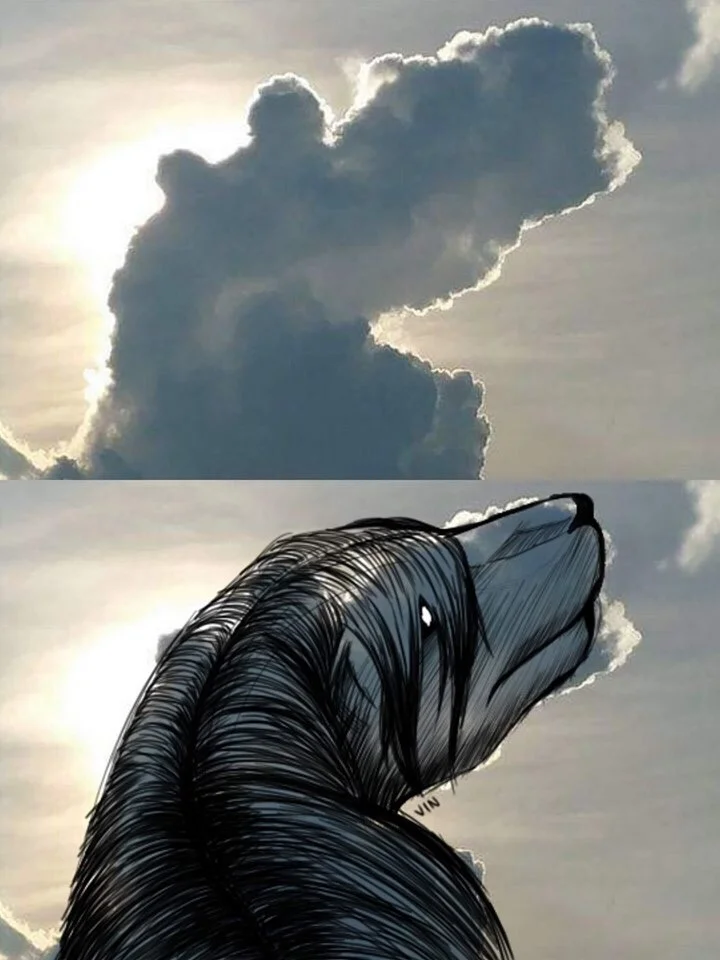 Пользователи сети разглядели в облаке образы Сайтамы и Рикардо Милоса. А что видите вы?  - фото 3