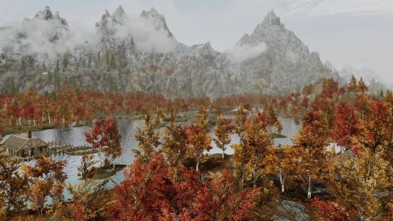 Моддер улучшил ландшафт Skyrim, добавив на него тысячи объектов. Выглядит потрясающе - фото 1