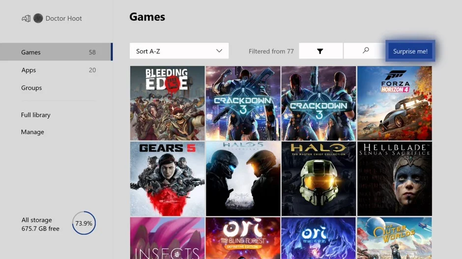 Xbox One получил кнопку «Удиви меня». Она решает за геймера, во что он будет играть - фото 1