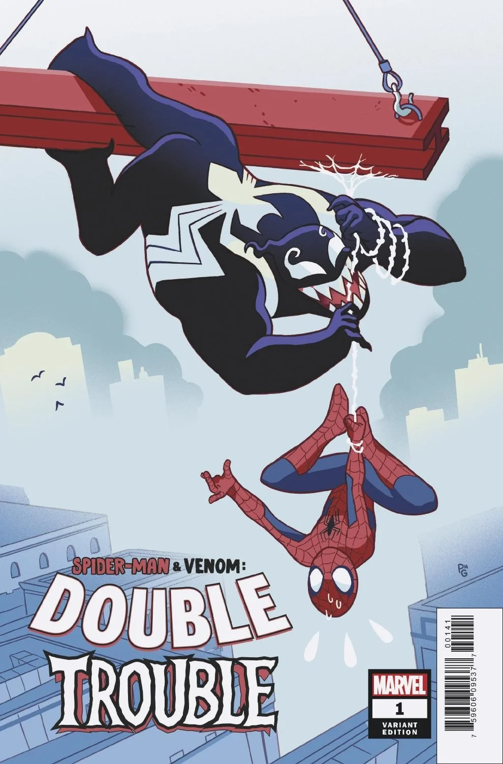 Человек-паук верхом на Веноме на альтернативных обложках к новому комиксу - фото 2