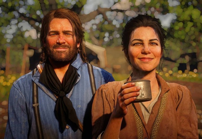 Галерея дня: персонажи Red Dead Redemption 2 улыбаются благодаря нейросетям и приложению FaceApp - фото 10