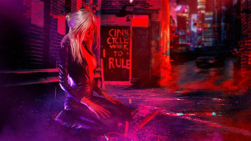 Российская косплей-модель перенесла Цири в мир Cyberpunk 2077 - фото 8