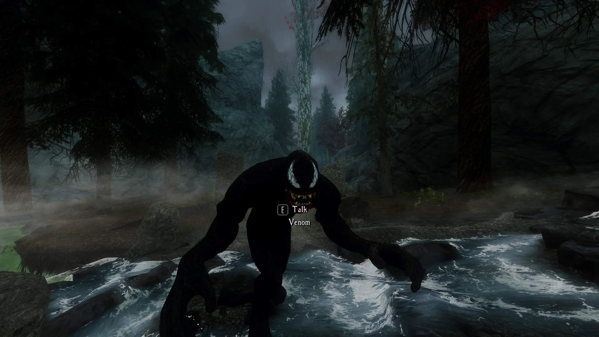 Моддер добавил в The Elder Scrolls V: Skyrim компаньона в виде Венома - фото 3