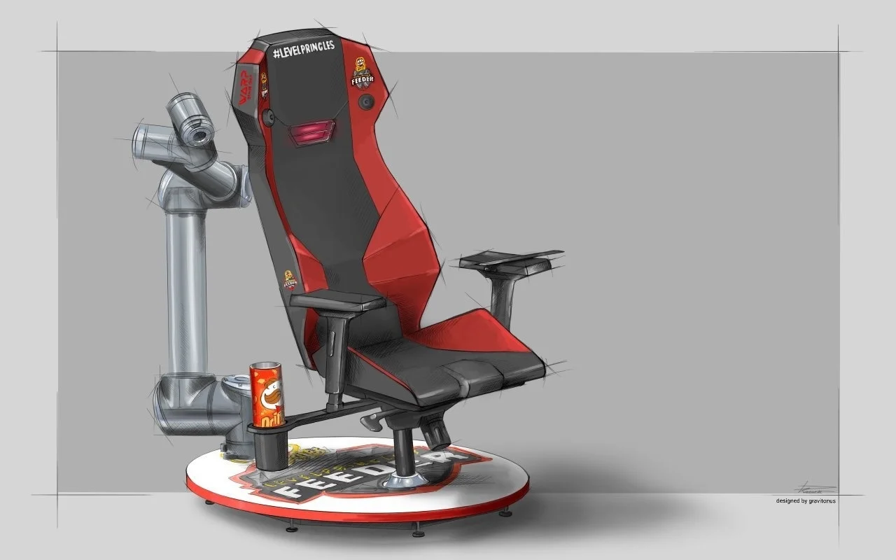 В России создали геймерское кресло, которое «спасает» игроков от голода - фото 1