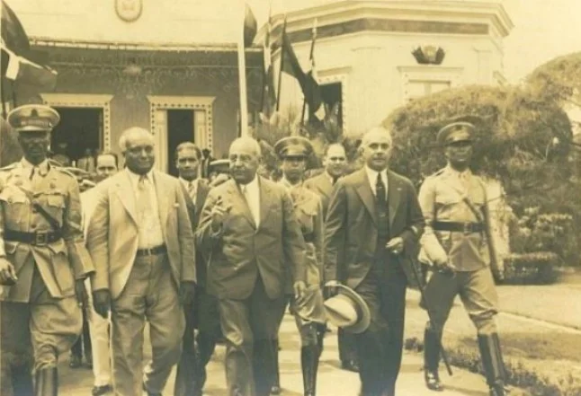 Встреча Трухильо с президентом Гаити в 1933 году