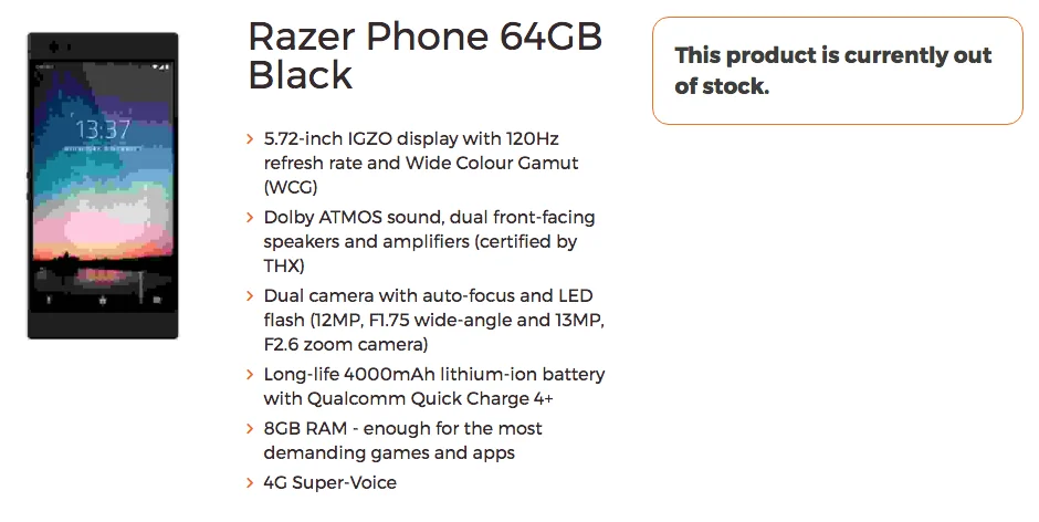 Мощно! Стали известны характеристики смартфона от Razer - фото 1