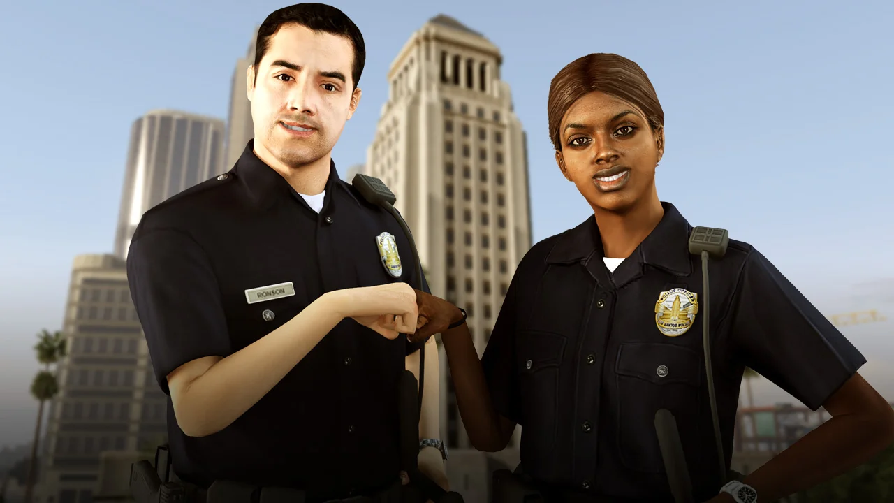 Гифка дня: никто не уйдет от правосудия в Grand Theft Auto V - фото 1
