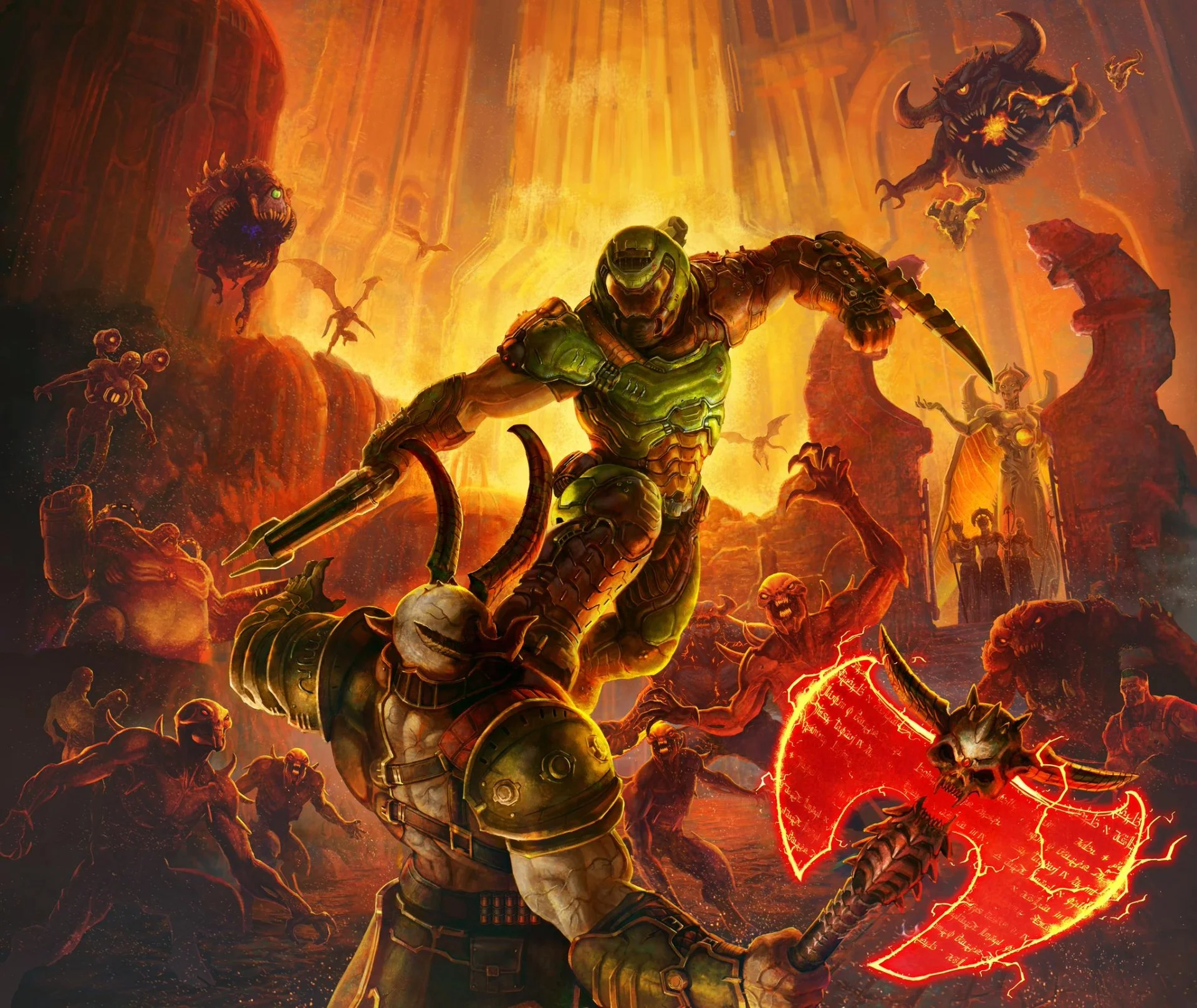 Создатели Doom Eternal показали несколько постеров и пачку скриншотов игры - фото 2