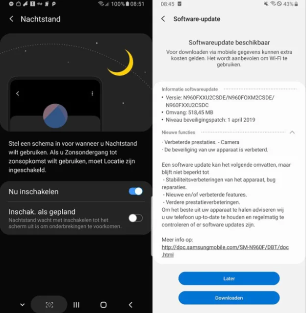 Апдейт Samsung Galaxy Note 9: настраиваемый режим Dark Mode и улучшенная камера - фото 2