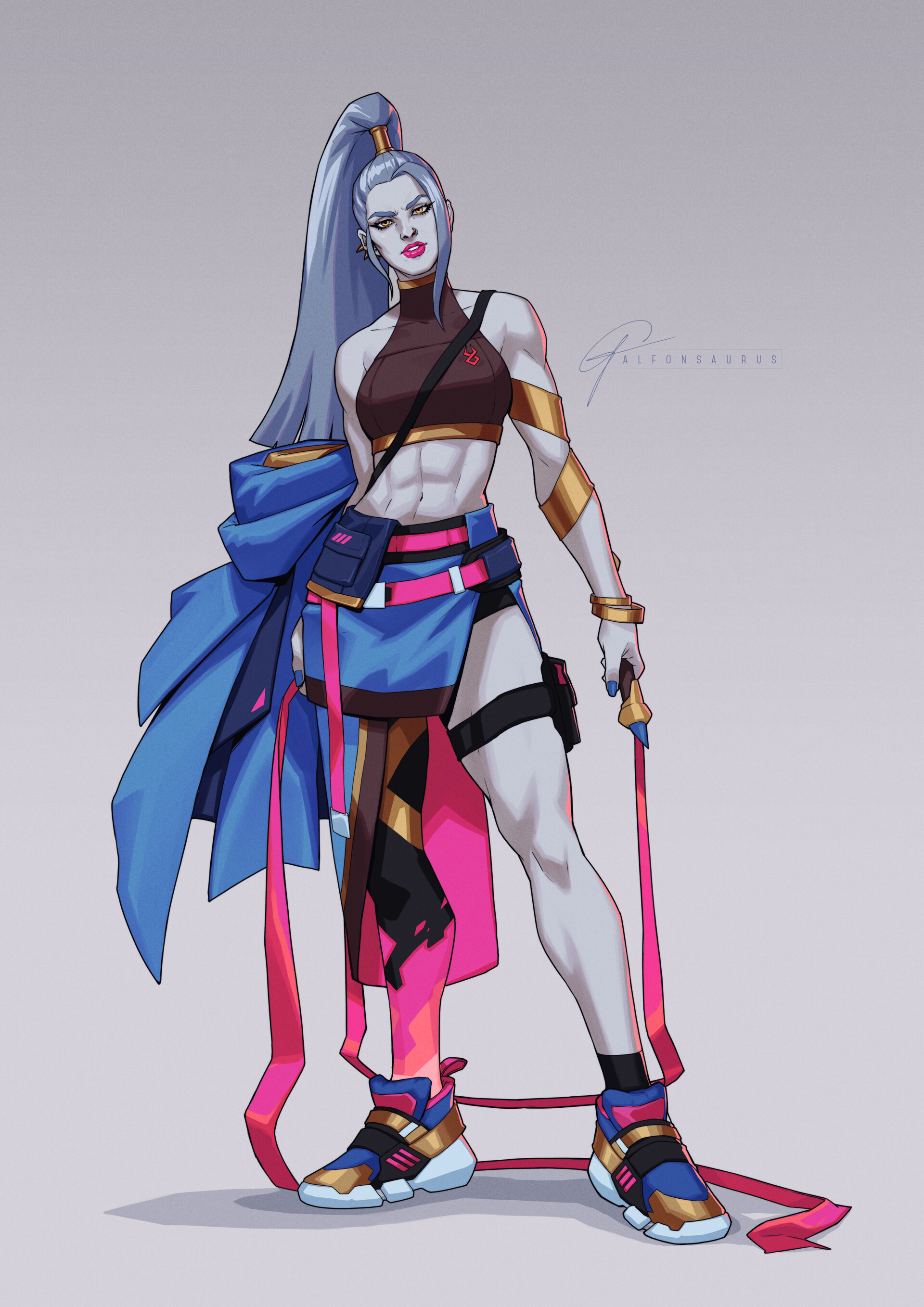 Художник показал персонажей Hades и «Ведьмак 3» в стритвире - фото 2