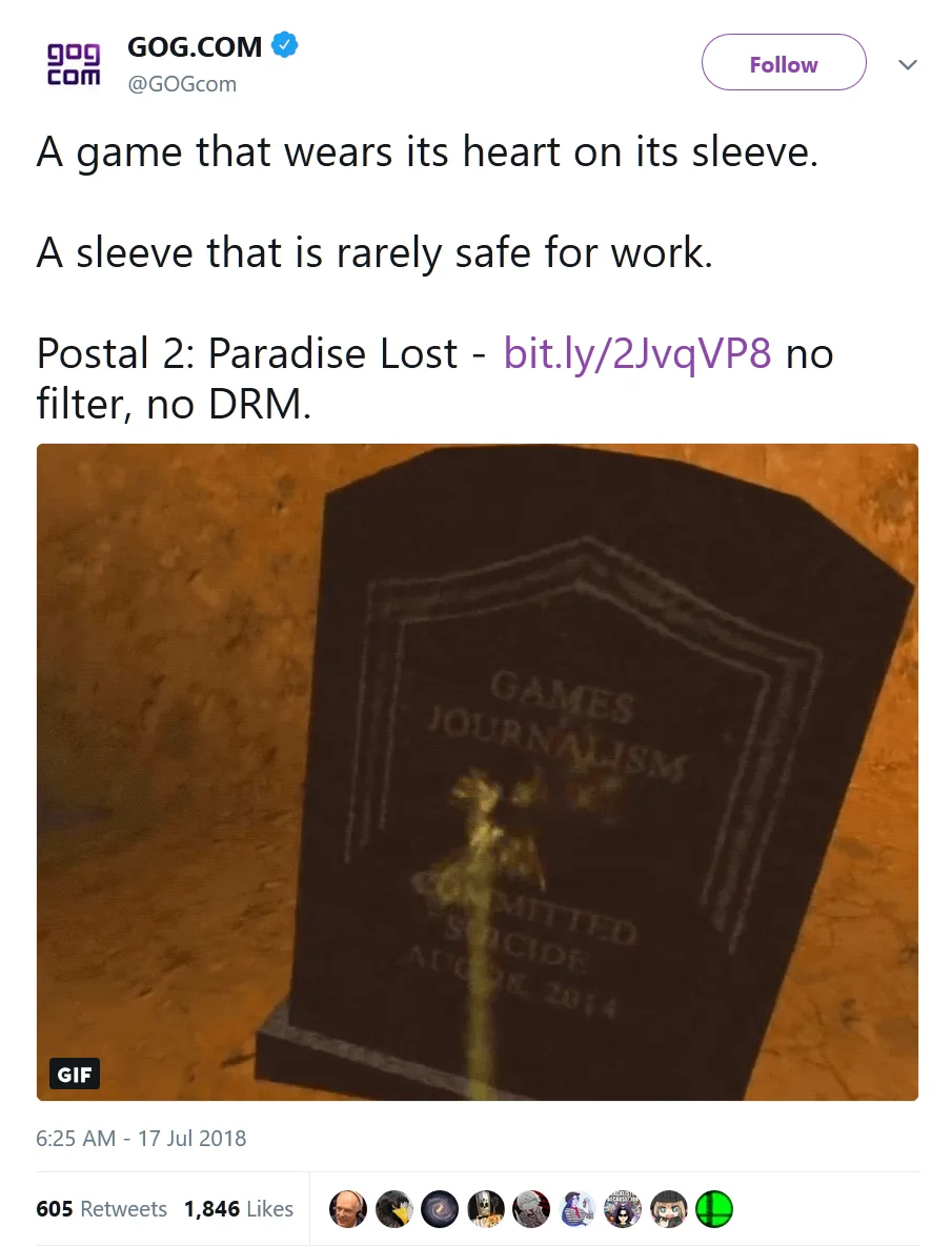 Сайт VG247 решил прекратить освещать GOG.com из-за гифки из игры Postal 2: Paradise Lost - фото 2