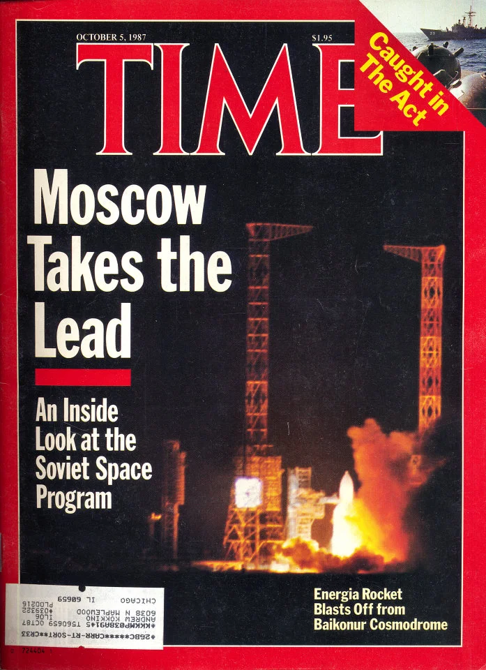 Американские обложки журналов про русских космонавтов - фото 2