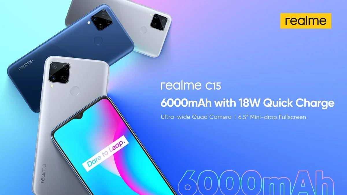 Смартфон Realme C15 с батареей на 6000 мАч стоит 10 000 рублей - фото 2