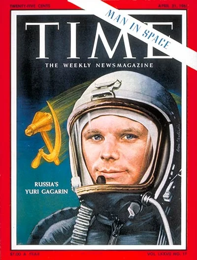 Американские обложки журналов про русских космонавтов - фото 8