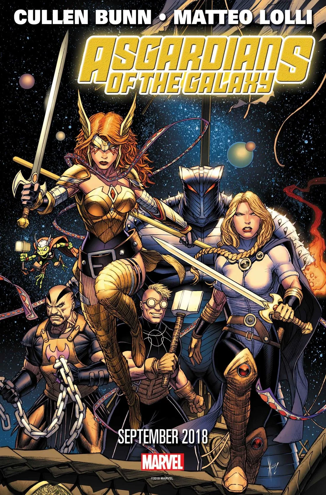 Из Стражей Асгарда в Стражи Галактики: Marvel представила новую команду космических героев - фото 1