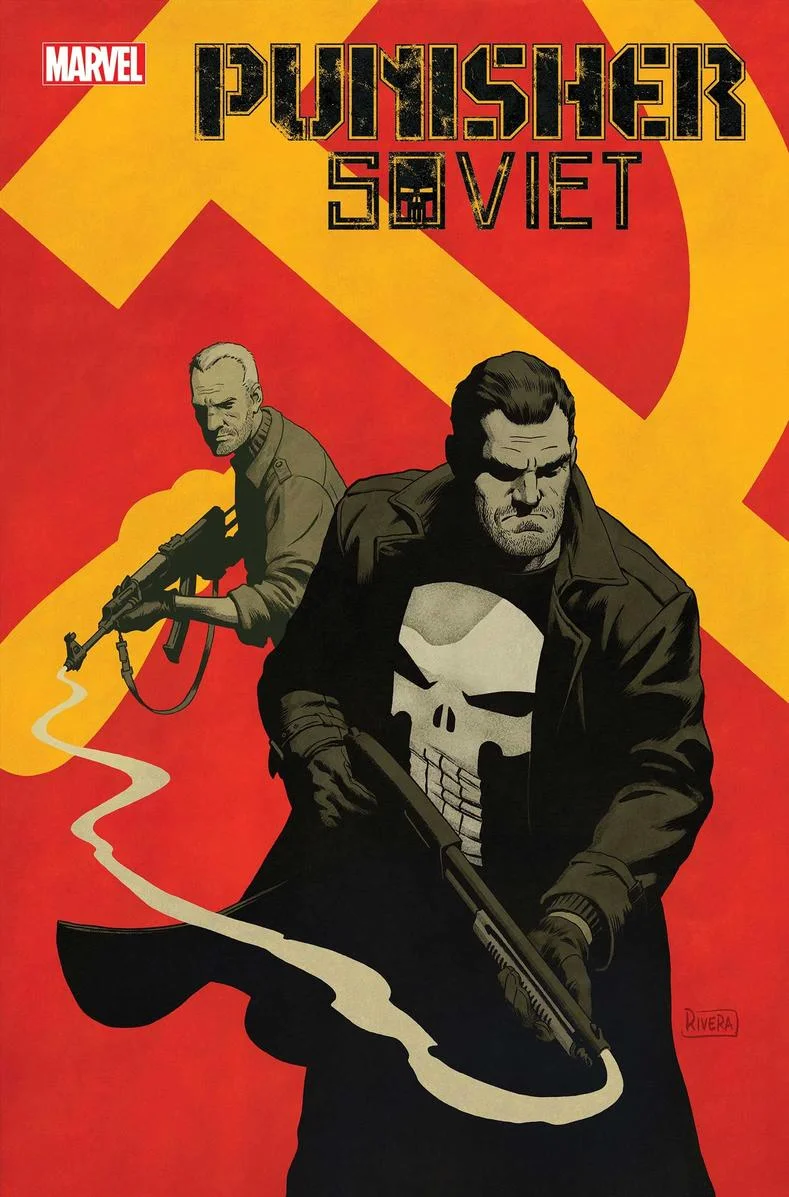 Обложка Punisher Soviet #1 от Паоло Риверы