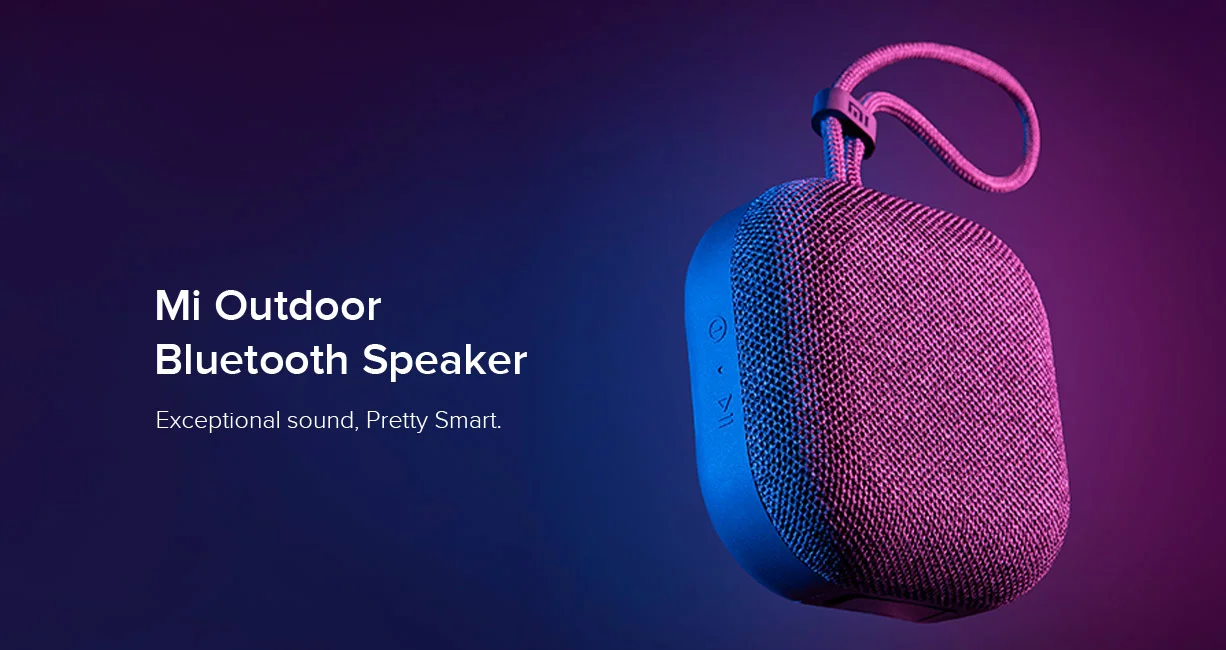 Миниатюрную смарт-колонку Xiaomi Mi Outdoor Bluetooth Speaker оценили в 1300 рублей - фото 1