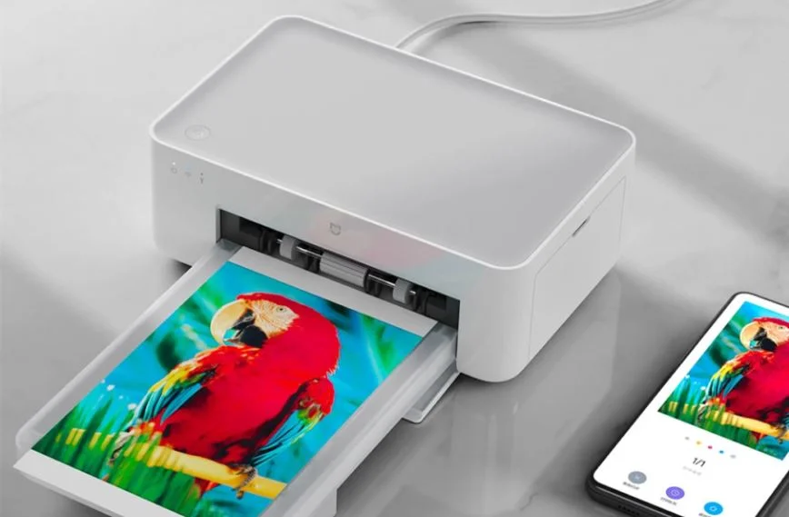Минипринтер Xiaomi Mijia Photo Printer работает через приложение и печатает фотографии со смартфона - фото 1