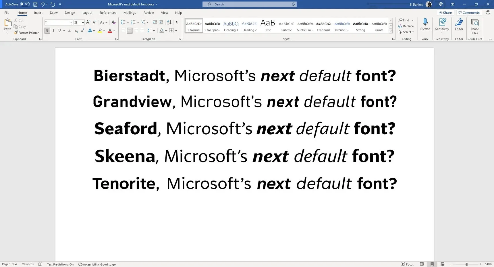 Microsoft впервые с 2007 года заменит шрифт по умолчанию в Office - фото 1
