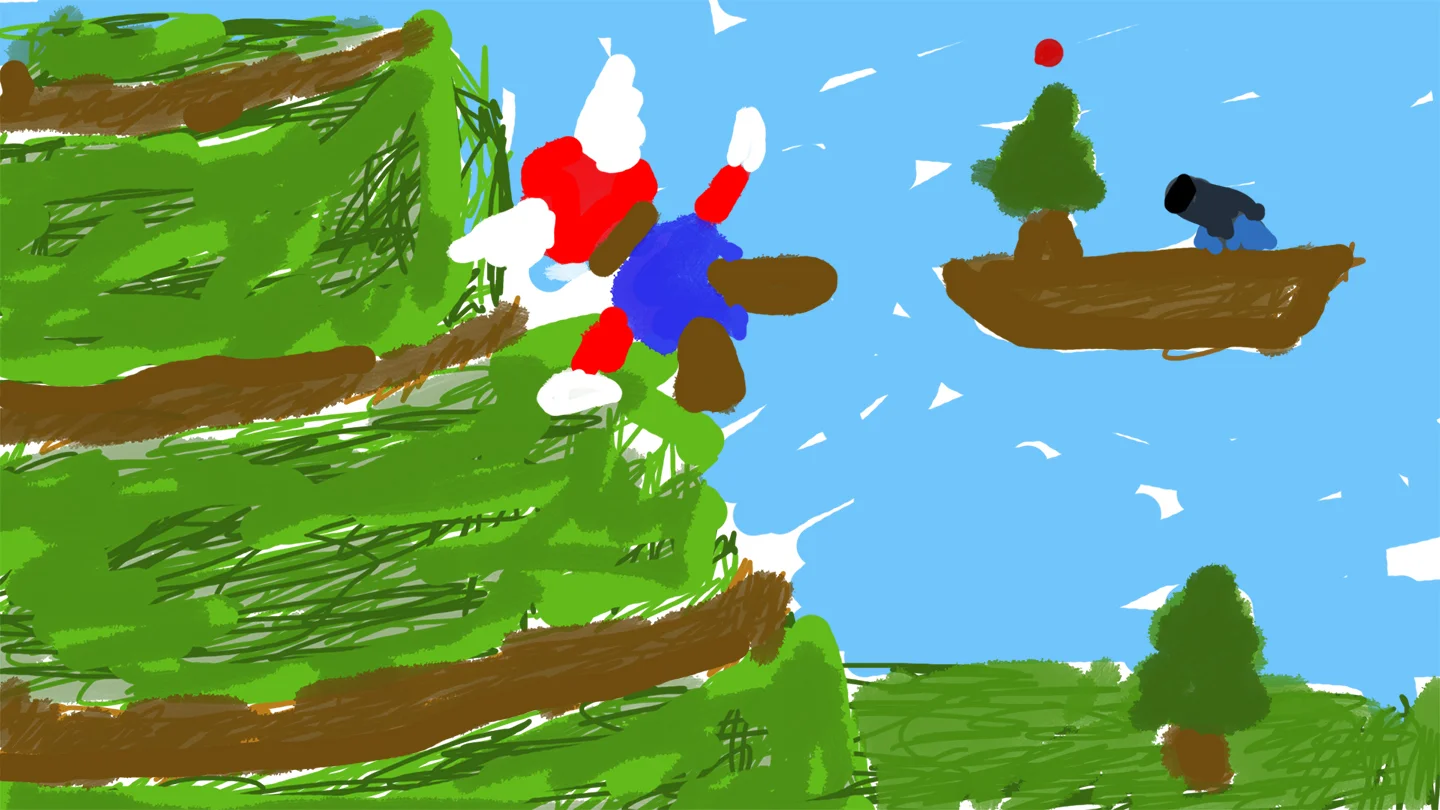 Геймеры нарисовали свои любимые моменты из видеоигр в MS Paint. Сможете узнать их все? - фото 21