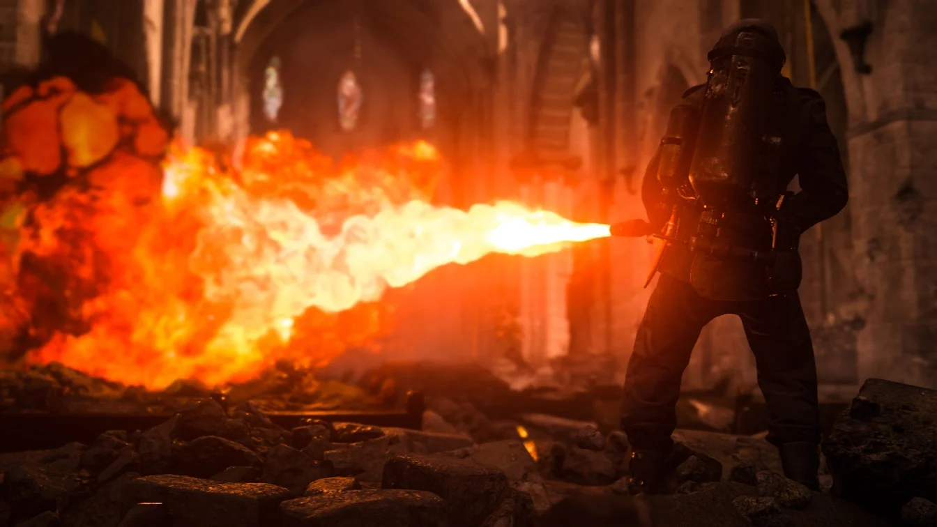 Ужасы войны из Call of Duty: WWII в гифках - фото 1