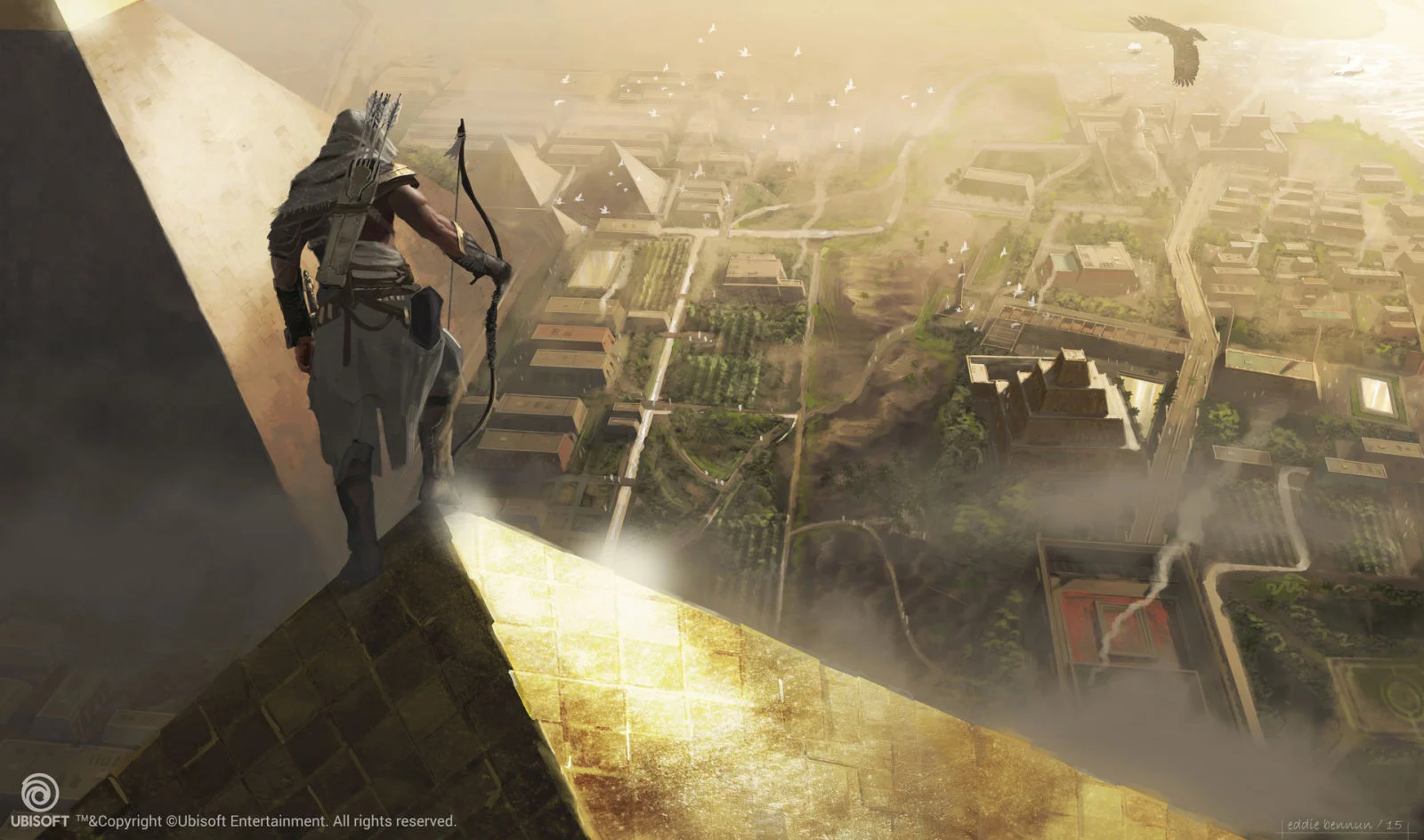 Потрясающие виды Древнего Египта (и не только) на концепт-артах Assassinʼs Creed: Origins - фото 27